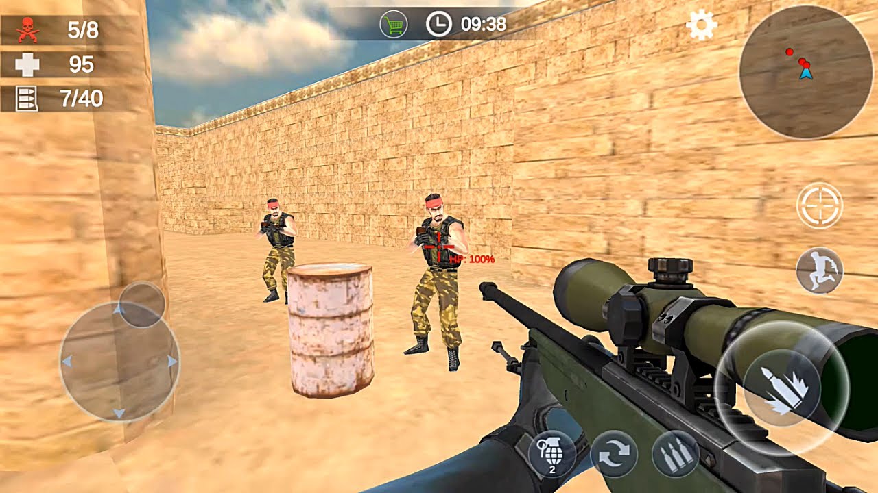 Counter Terrorist  Modern Critical Strike Ops 3D   Android Game Gameplay Part 1   Lomelvo