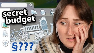 I tried building a house in The Sims with a *SECRET BUDGET* (redeeming myself)