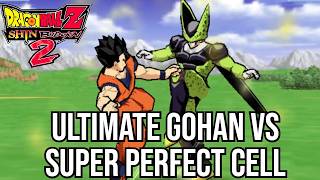 Ultimate Gohan vs Super Perfect Cell -  Dragon Ball Z: Shin Budokai - Another Road 2