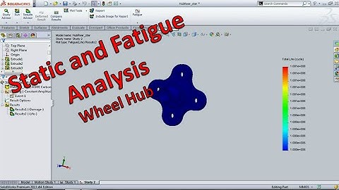 Static and Fatigue Analysis of Wheel hub for FSAE, BAJA, SUPRA teams,using Solidworks