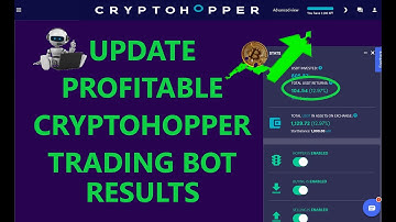 Profit Update CryptoHopper Bitcoin and Ethereum Automated Crypto Trading Bot RSI Strategy on Binance