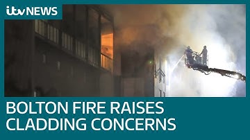 Bolton student flat fire raises concerns over cladding | ITV News