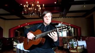 Dicitencello vuie. Neapolitan song. Guitar.