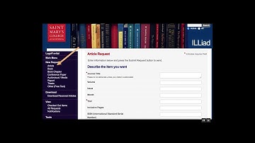 Using ILLiad to get articles & books from other libraries