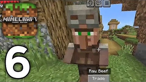 MINECRAFT - POCKET EDITION SURVIVAL SERIES 1.21 | WALKTHROUGH GAMEPLAY | #6   (iOS, Android)     