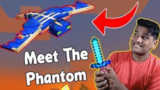 Meeting *THE PHANTOM* in MINECRAFT (Scary) - Part 19