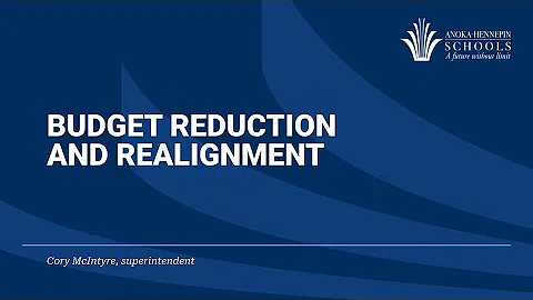 Phase 2 budget reductions and realignment community meeting