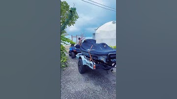 🌺🌺🌺 Công nhận cái xe kéo chở con Seadoo nhìn cưng ghê á 🌴🌴🌴Nhức cái nách quá 😂 #flyboardkega