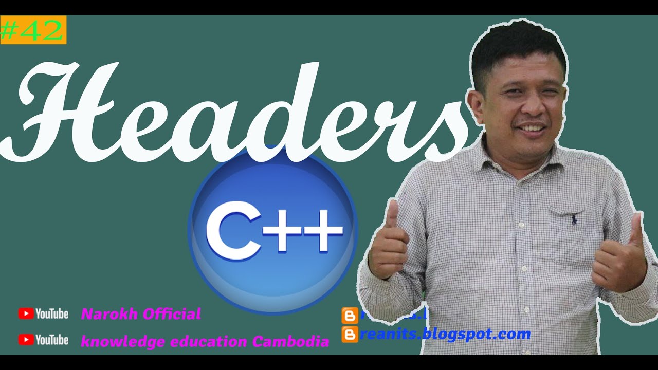 How to create header file in c++ - YouTube