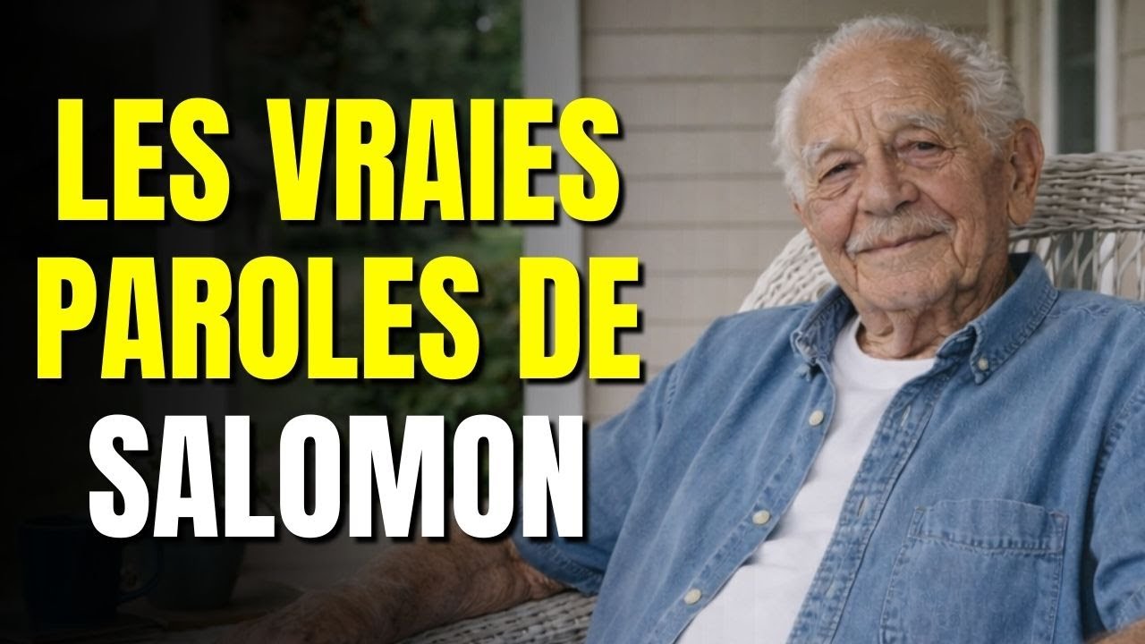 J'ai 78 Ans... Vivre Assez Longtemps Pour Voir Les Paroles De Solomon Prendre Vie