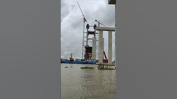 Cầu Rạch Miễu 2 Thi Công Quá Nhanh- Sử Dụng Trạm Bê Tông Đường Thủy - #CầuRạchMiễu2 #kiếnthứcđạihọc