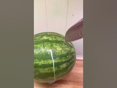 Watermelon leaking milk - YouTube