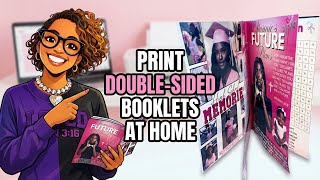 How to Print a Double-Sided Booklet on an Epson EcoTank Printer | Graduation Booklet Tutorial