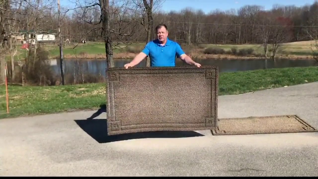 Don Aslett's 3' x 5' Outdoor Dirt Trapping AstroTurf Mat on QVC YouTube