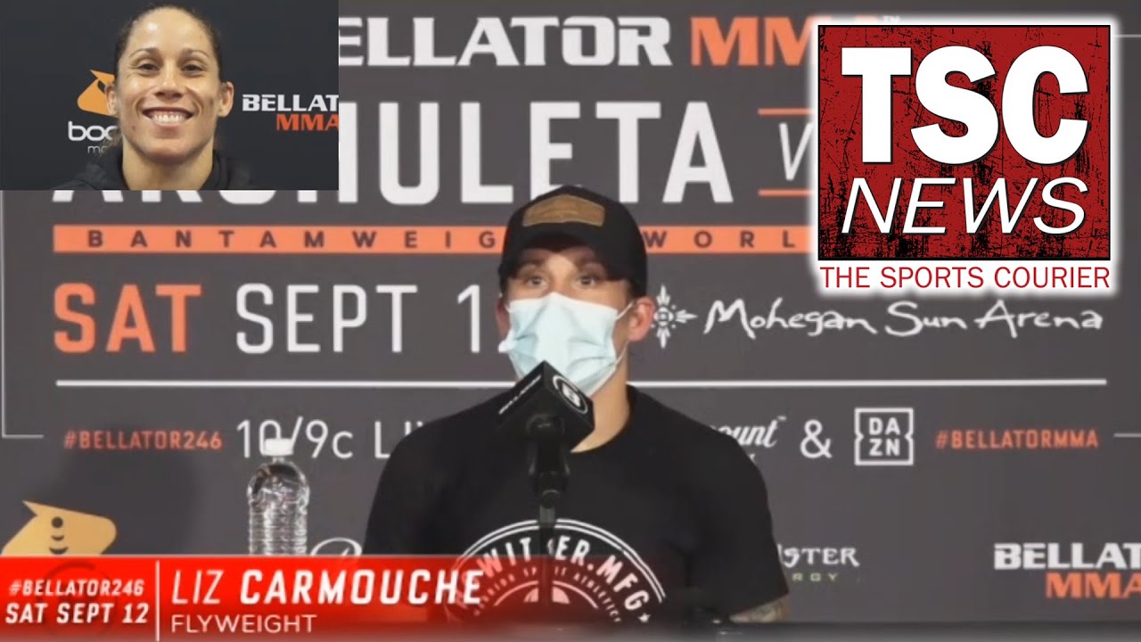 Bellator 246 Post-Fight Liz Carmouche on Debut Win, Ilima-Lei Macfarlane Free tv channels, Liz, Fight