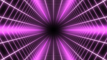 Retro Synthwave 80s Glowing Pink Neon Grid Hexagon Tunnel Net Lines 4K 60fps Wallpaper Background