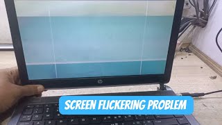 hp probook 430 G2 Display white & lines blinking problem - hp laptop screen blinking - no display