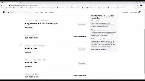 How to Navigate Handshake the Day of a Virtual Event