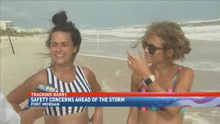 Fort Morgan fire rescue crews warning beachgoers swimming in closed waters - NBC 15 WPMI