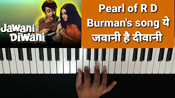 Yeh jawani hai deewani piano cover@gaane sune unsune#jawanidiwani#kishorkumar#randhirkapoor