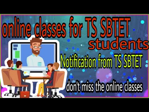 Online classes for TS SBTET students zoom Google classroom || SVB TECH