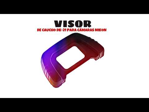 Video de Visor de caucho DK-21 para camara Nikon  Negro