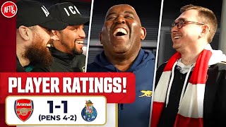 Special Player Ratings ft Robbie, Turkish, James & Curtis | Arsenal 1-0 Porto (Pens 4-2)