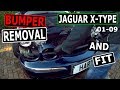 JAGUAR X-TYPE Front Bumper (Removal & Fit)