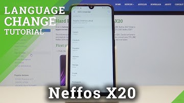How to Change Language in TP-LINK Neffos X20 - Language List