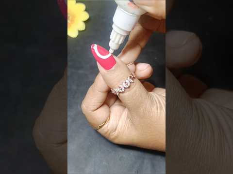 Simple Nailart Design At Home Youtubeshorts Shorts Viralshorts Nailart Nails Naildesign