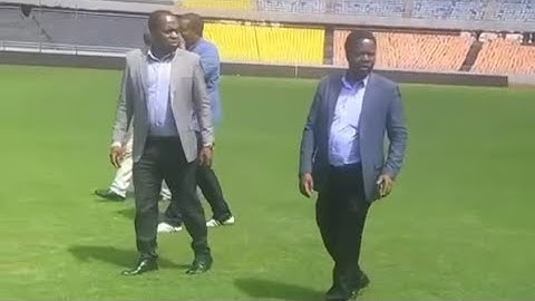 TAZAMA HALI YA UWANJA WA BENJAMINI MKAPA ILIVYO / MSIGWA NA MAGORI WATEMBELEA / SIMBA KUKIPIGA HAPA?