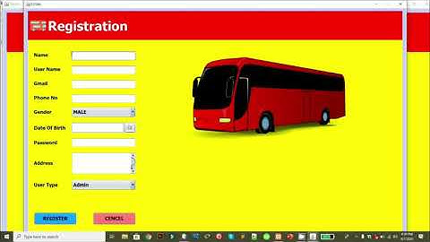Bus Management system java project with xampp(demo video)
