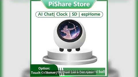 espHome Assistant Compatible XiaoZhi AI Voice Chat Robot Ball ESP32-S3 1.28 inch LCD N16R8 Developme