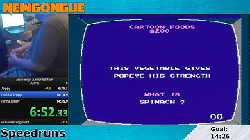 Jeopardy! Junior Edition (NES) Solo Win speedrun in 13:57