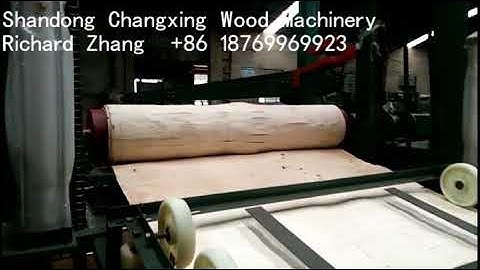 veneer core composer, veneer core builder, plywood line. rubber wood