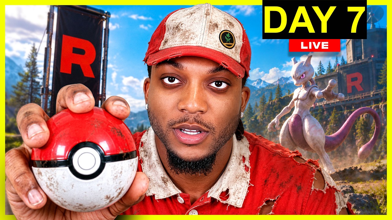 DAY 7 NOT GETTING OFF UNTIL I BEAT MY FIRST HARDCORE POKEMON NUZLOCKE (RADICAL RED)