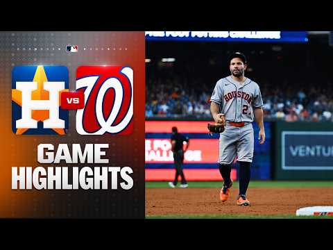 Astros vs. Nationals Game Highlights (7/7/26) | MLB Highlights