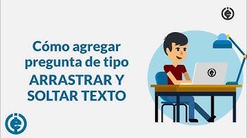 18. Agregar preguntas tipo ARRASTRAR Y SOLTAR TEXTO en MOODLE | Curso de MOODLE Básico para docentes