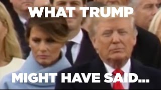 What Trump Might Have Said to Melania