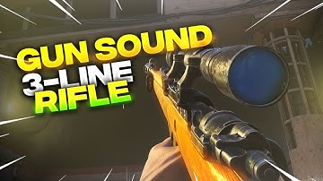 3-LINE RIFLE SNIPER RIFLE GUNSOUND COD VANGUARD