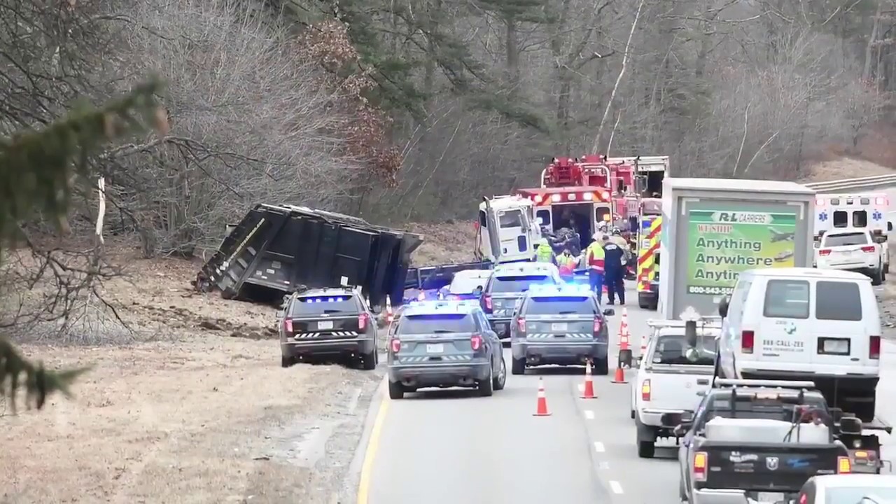 Trash truck rollover w/ serious injury in Lancaster YouTube