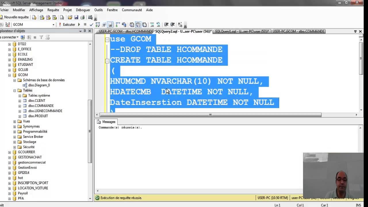 cours 9 : INSERT UPDATE DELETE - YouTube
