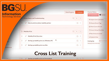 Cross List a Course in Canvas