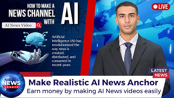 How To Create A News Channel With AI | AI News Video Generator | Generates AI Lip Sync