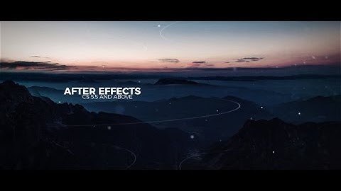 Simple Parallax Slideshow (After Effects template)