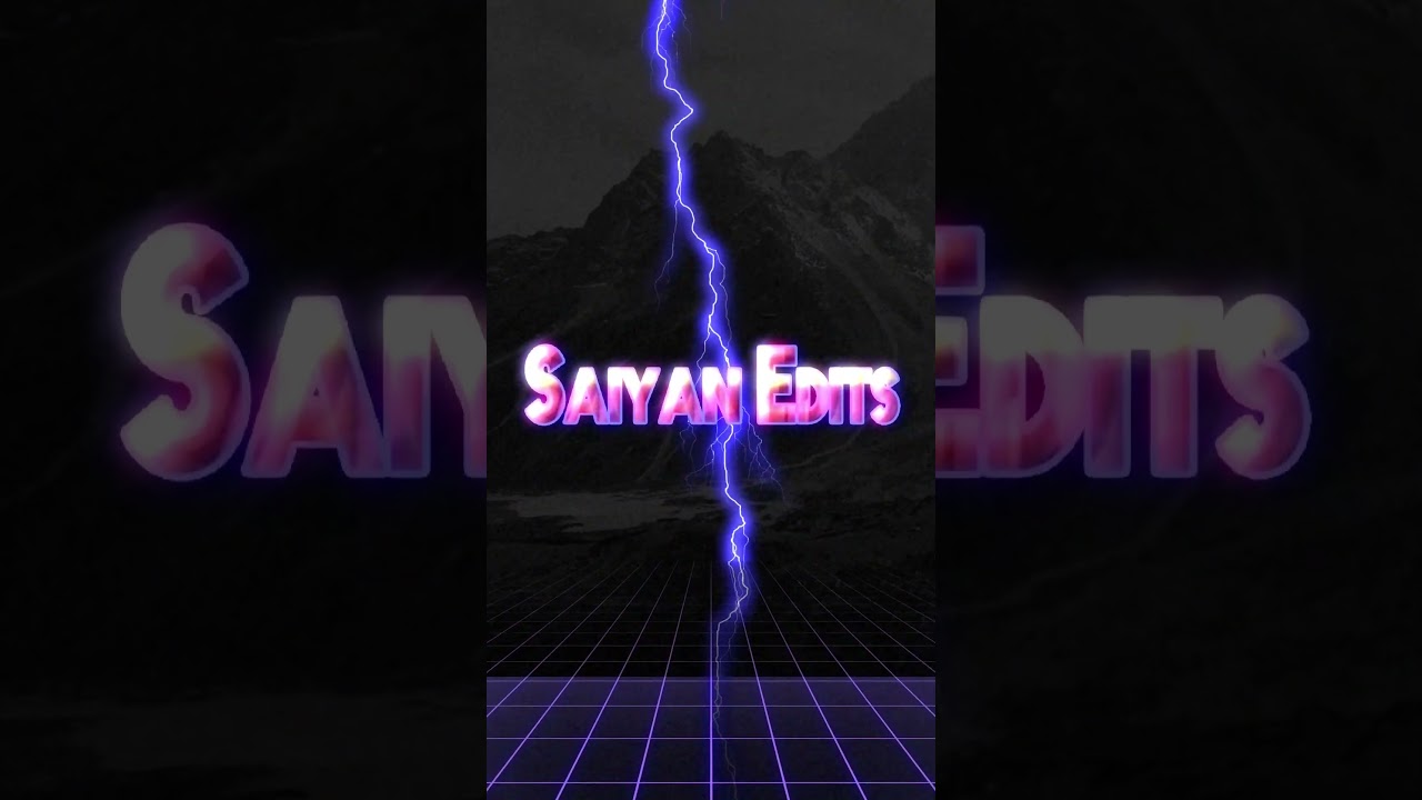 80's Style Retro Intro | Saiyan Edits