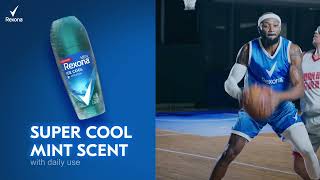 Don't sweat the stains with Rexona Ice Cool!