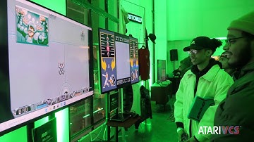 Antstream Arcade Gameplay on the Atari VCS at D-CAVE