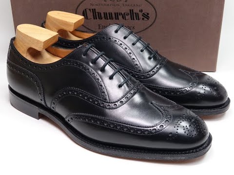 【美品】Church's チャーチ CHETWYND 55F ブラック Church's チャーチ チェットウィンド 靴 ブラック ウィング