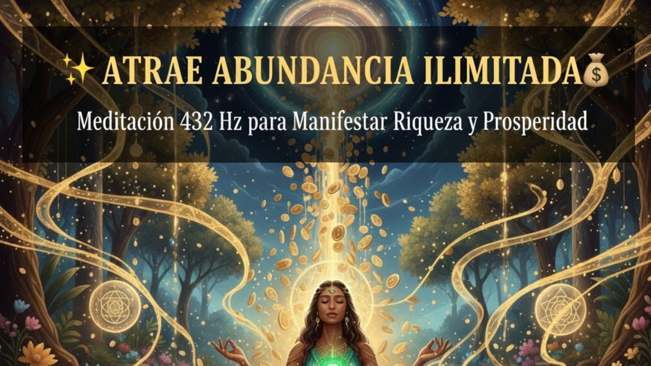 💰 Atrae Abundancia Ilimitada: Meditación 432 Hz para Manifestar Riqueza ...
